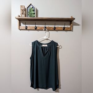Emerald green Ann Taylor Loft sleeveless top
